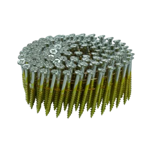 Tackscrew schroeven op rol 15-16° Wit verzinkt 5.0 x 50 mm platkop kruiskop