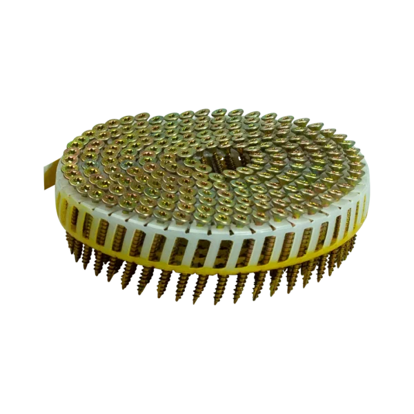 Tackscrew schroeven op rol 15-16° geel verzinkt 4.0 x 38 en 50 mm torx