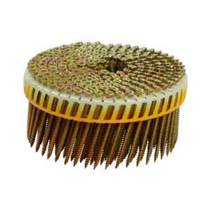 Tackscrew schroeven op rol 15-16° Geel verzinkt 4.0 x 55, 60 mm platkop kruiskop